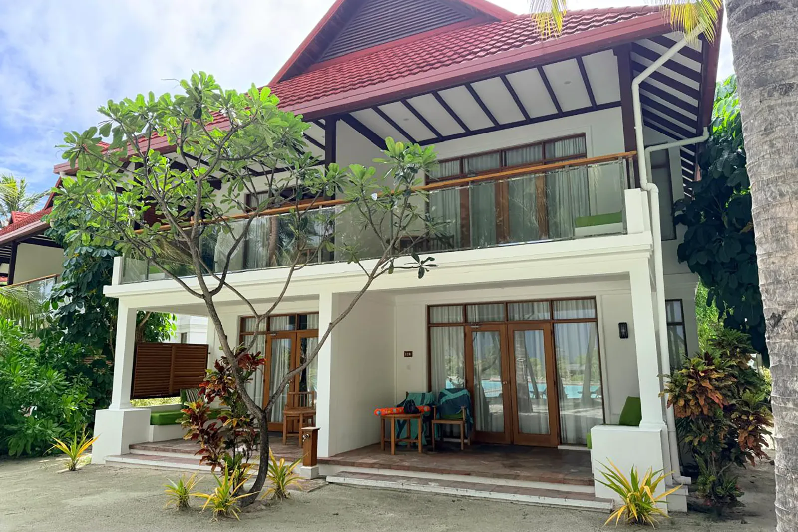 Ocean view behind our room at Niva Kurumba Maldives