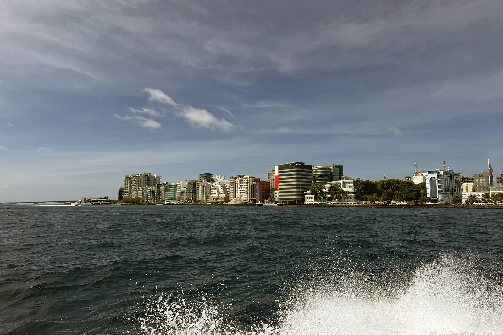 Boat ride from Niva Kurumba Maldives to Malé for a city tour