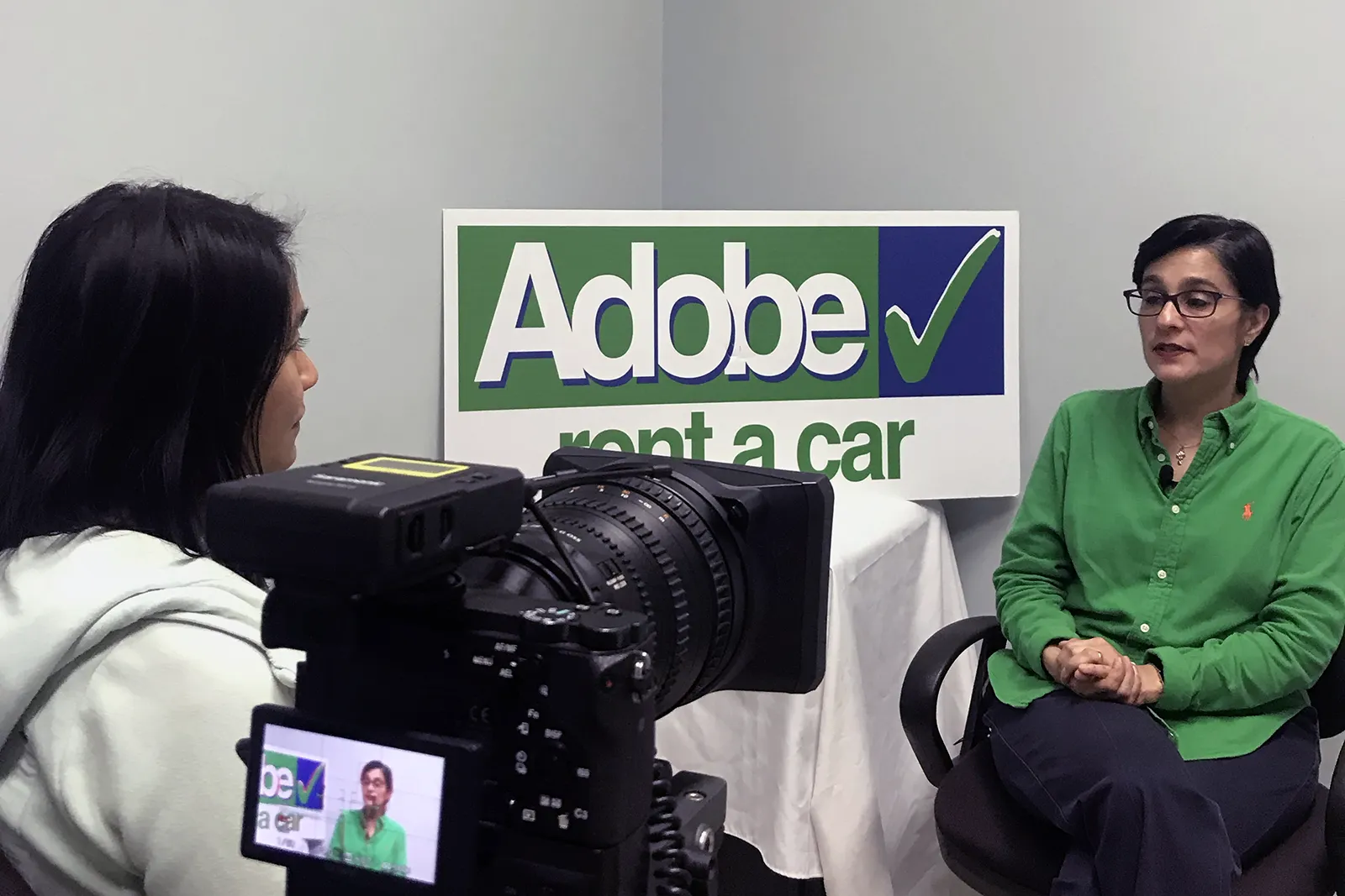 Interviewing a travel business partner while creating content for our readers