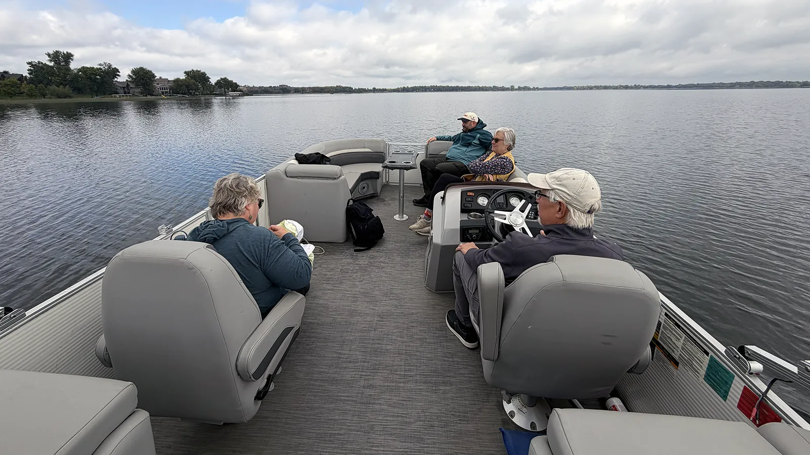 Lake Darling Pontoon Ride in Alexandria Minnesota