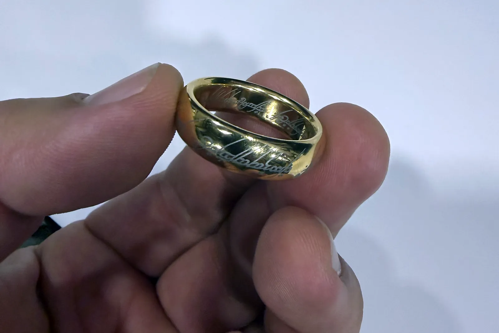 Lord of the Rings ring purchased at FAN EXPO Dallas
